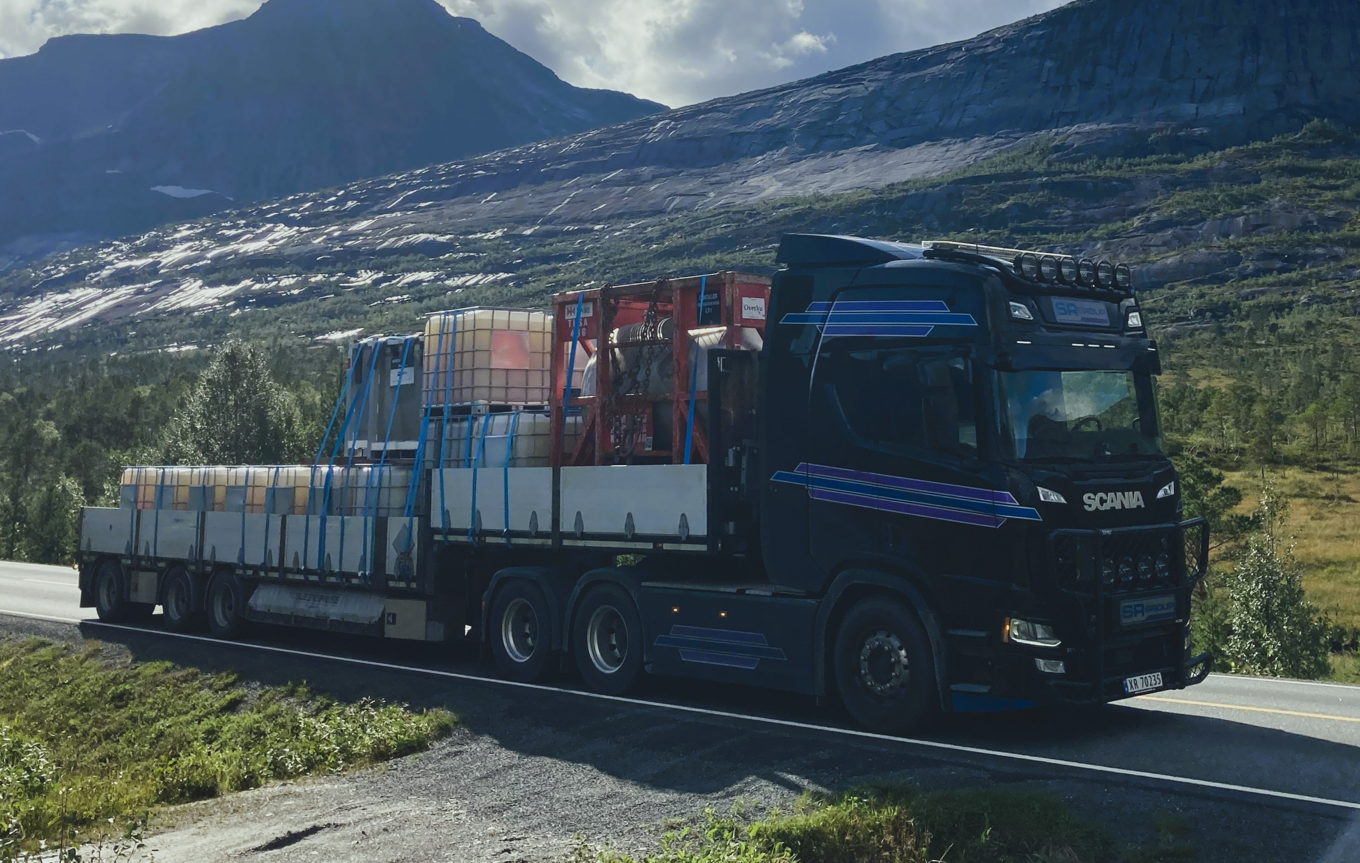ADR-transport hos Einvik Transport