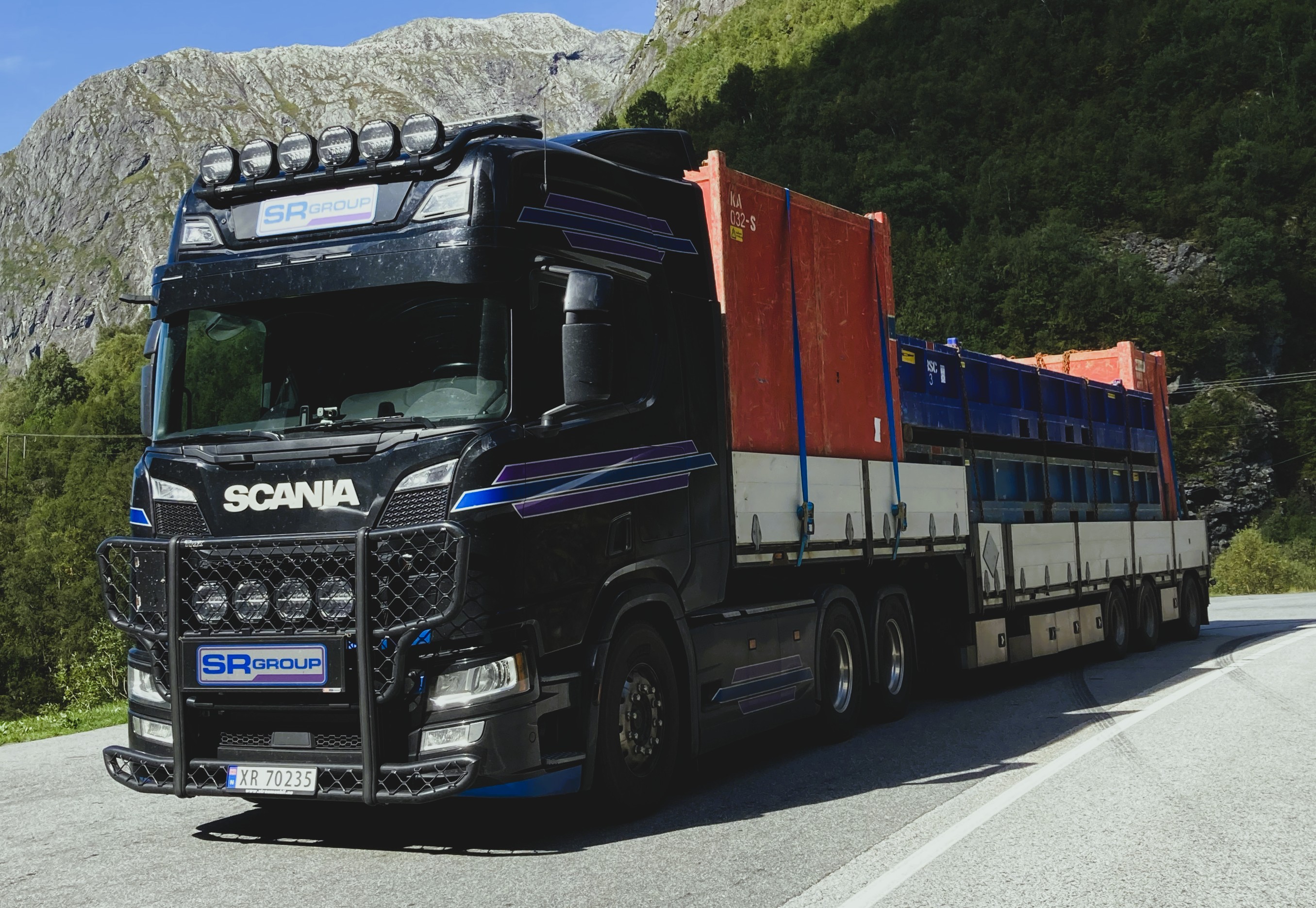 Åpen jumbo med uttrekk